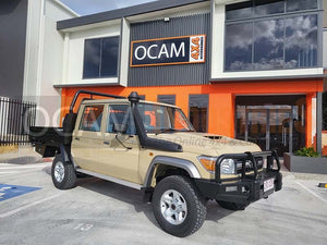 OCAM Deluxe Steel Bull Bar For Toyota Landcruiser 70 76 78 79 Series, 2024-On, Winch Compatible