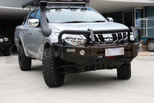 Load image into Gallery viewer, OCAM Deluxe Steel Bull Bar For Mitsubishi Triton MQ 05/2015-10/2018 + Pair 9' LED Spot Lights
