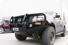 Load image into Gallery viewer, OCAM Deluxe Steel Bull Bar for Nissan Navara NP300 03/2021+, OCAM 12k Winch + 9' LED Spot Lights
