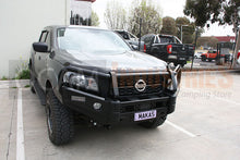 Load image into Gallery viewer, OCAM Deluxe Steel Bull Bar for Nissan Navara NP300 03/2021+, OCAM 12k Winch + 9' LED Spot Lights
