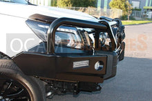 Load image into Gallery viewer, OCAM Deluxe Steel Bull Bar for Nissan Navara NP300 07/2015-02/2021 OCAM 9.5k Winch + 9' LED Spot Lights
