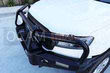 Load image into Gallery viewer, OCAM Deluxe Steel Bull Bar for Ford Ranger PX MKIII 2018-06/2022, OCAM 12k Winch + 9' LED Spot Lights
