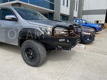Load image into Gallery viewer, OCAM Deluxe Steel Bull Bar For Toyota Hilux N80 2015-09/2018 &amp; OCAM 9.5k LBS Winch
