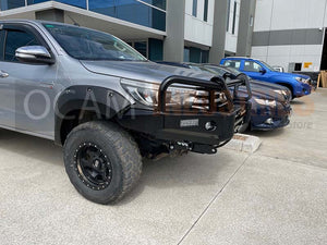 OCAM Deluxe Steel Bull Bar For Toyota Hilux N80 2015-09/2018, Winch Compatible