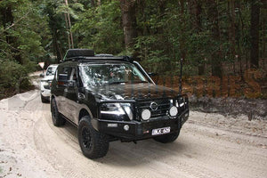 OCAM Deluxe Steel Bull Bar for Nissan Patrol Y62 Series 5, 11/2019+ Winch Compatible