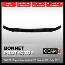 Load image into Gallery viewer, Bonnet Protector for Toyota Landcruiser 200 Series 2007 - July 2015 Tinted
