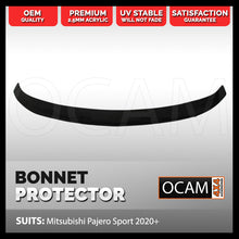 Load image into Gallery viewer, Bonnet Protector for Mitsubishi Pajero Sport QF 2020+ Tinted Guard
