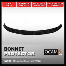 Load image into Gallery viewer, Bonnet Protector for Mitsubishi Triton MR 11/2018-2023 Tinted Guard
