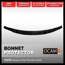 Load image into Gallery viewer, Bonnet Protector for Nissan X-Trail T32 2014-20 Tinted Guard Xtrail
