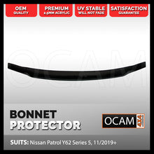 Load image into Gallery viewer, Bonnet Protector For Nissan Patrol Y62 Series 5, 11/2019+ Tinted Guard
