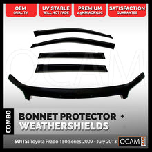 Load image into Gallery viewer, Bonnet Protector, Weathershields For Toyota Prado 150 Series 2009-13 Visors

