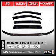 Load image into Gallery viewer, Bonnet Protector Weathershields For Toyota Landcruiser 300 Series 04/2021-Current
