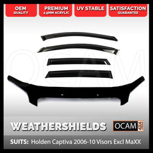 Load image into Gallery viewer, Bonnet Protector &amp; Weathershields For Holden Captiva CG 2006-10
