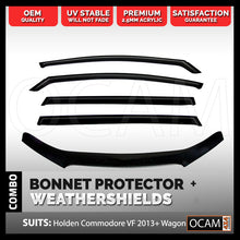 Load image into Gallery viewer, Bonnet Protector, Weathershields For Holden VF Commodore Wagon 2013-17 Visors
