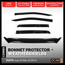 Load image into Gallery viewer, Bonnet Protector, Weathershields For Isuzu D-MAX 2017-07/2020 DMAX Visors
