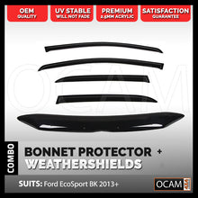 Load image into Gallery viewer, Bonnet Protector, Weathershields For Ford EcoSport BK 2013-16 Window Visors
