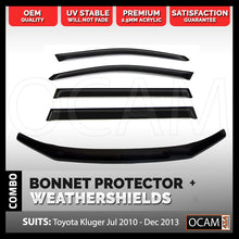 Load image into Gallery viewer, Bonnet Protector, Weathershields For Toyota Kluger 07/2010-12/2013 Visors
