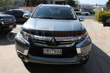 Load image into Gallery viewer, Bonnet Protector &amp; Weathershields for Mitsubishi Pajero Sport QE 2015-19 Tinted Guard
