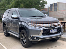 Load image into Gallery viewer, Bonnet Protector &amp; Weathershields for Mitsubishi Pajero Sport QE 2015-19 Tinted Guard
