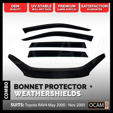 Load image into Gallery viewer, Bonnet Protector, Weathershields For Toyota RAV4 05/2000-11/2005 Visors
