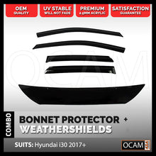 Load image into Gallery viewer, Bonnet Protector, Weathershields For Hyundai i30 2017-07/2020 Visors
