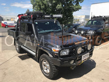 Load image into Gallery viewer, Bonnet &amp; Headlight Protectors &amp; Weathershields 2pc For Toyota Landcruiser 70 76 78 Series, 2007-16
