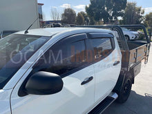 Load image into Gallery viewer, Bonnet, Headlight Protectors, Weathershields for Mitsubishi Triton MR 11/2018-2022
