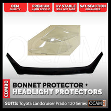 Load image into Gallery viewer, For Toyota Prado 120 Series 2002-09 Bonnet &amp; Headlight Protectors
