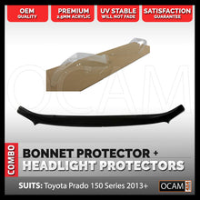 Load image into Gallery viewer, For Toyota Prado 150 Series 2013-17 Bonnet &amp; Headlight Protectors
