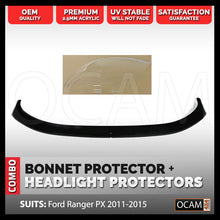 Load image into Gallery viewer, Bonnet Protector, Headlight Protector for Ford Ranger PX 2011-2015 4x4
