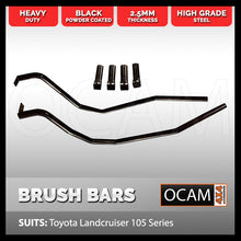 Load image into Gallery viewer, Brush Bars for Toyota Landcruiser Prado 120 Series Heavy Duty Steel 4WD 4X4
