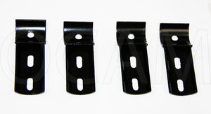 Brush / Scrub Bar Brackets Clamps, Suits 63mm brush bars to 49mm bull bar hoop