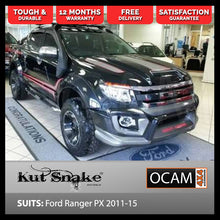 Load image into Gallery viewer, Kut Snake Raptor Style Bonnet Scoop For PX Ford Ranger 2011-2015, ABS With Washer Cut out
