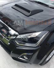 Load image into Gallery viewer, Kut Snake Bonnet Scoop Universal in Gloss Black, ABS Plastic
