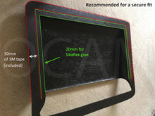 Load image into Gallery viewer, Kut Snake Bonnet Scoop Universal in Gloss Black, ABS Plastic
