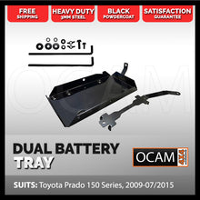 Load image into Gallery viewer, OCAM Dual Battery Tray for Toyota Prado 3.0L, 2009-07/2015, Under Bonnet
