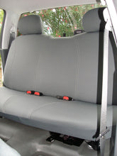 Load image into Gallery viewer, Front, 2nd &amp;3rd Row Bundle - Wetseat Neoprene Seat &amp; Console Covers Mid Grey With White Stitching For Toyota LC80 Series GX-GXL
