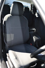 Load image into Gallery viewer, Front, 2nd &amp; 3rd Row Bundle - Wetseat Neoprene Seat &amp; Console Covers Mid Grey With White Stitching For Toyota LC80 Series Sahara
