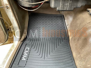 CMM Rubber Car Floor Mats for Toyota Hilux N70, 08/2011-15, Single Cab