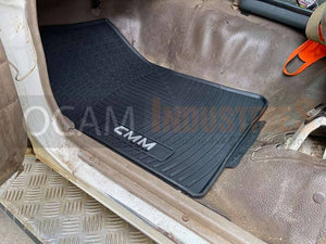 CMM Rubber Car Floor Mats for Toyota Hilux N70, 08/2011-15, Dual Cab