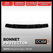 Load image into Gallery viewer, Bonnet Protector for Mitsubishi Pajero 1994-98 Tinted Guard
