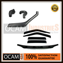 Load image into Gallery viewer, For Nissan Navara D22: Snorkel, Bonnet Protector, Window Visors Weathershields
