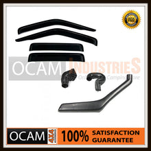 Load image into Gallery viewer, For Nissan Navara D22 10/2001+ Single Battery: Snorkel and Weathershields Visors
