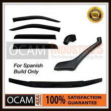 Load image into Gallery viewer, For Nissan Navara D40: Snorkel, Bonnet Protector &amp; Weathershields Visors 2005-09
