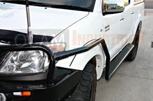 Load image into Gallery viewer, Steel Side Steps &amp; Brush Bars &amp; Alloy Roof Rack for Toyota Hilux N70 2005-15
