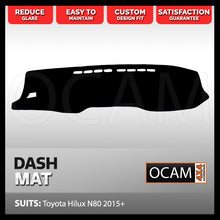 Load image into Gallery viewer, Dash Mat for Toyota Hilux N80 2015-Current
