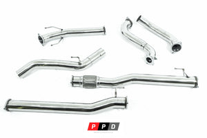 ISUZU D-MAX (2021-2025) 3L TURBO DIESEL 3" STAINLESS STEEL TURBO BACK (DPF DELETE) EXHAUST