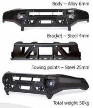 Load image into Gallery viewer, Rival Bullbar Alloy Winch Compatible for Toyota Hilux 2011-15 KUN26 N70
