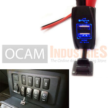 Load image into Gallery viewer, Rocker Switch Laser Etched Carling Style USB Work Light Bar 4WD HID 12V 24V DUAL USB
