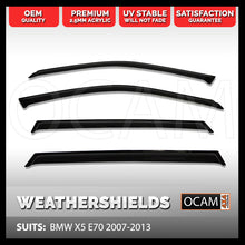 Load image into Gallery viewer, Premium Weathershields Window Visors for BMW X5 E70 2007-2013 Weathershield
